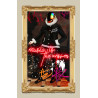 Cuadro decorativo-Neon Art "Daft Punk"